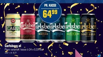 Otto Duborg Carlsberg øl tilbud
