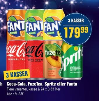 Otto Duborg Coca-cola, fuzetea, sprite eller fanta tilbud