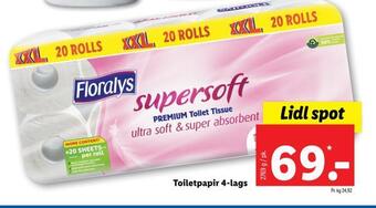 Lidl Toiletpapir 4-lags tilbud