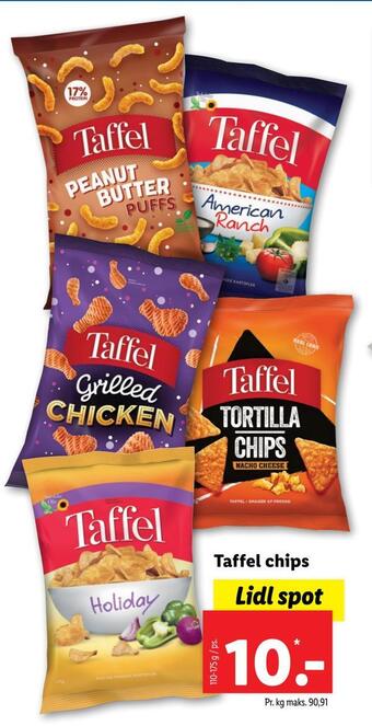 Lidl Taffel chips tilbud