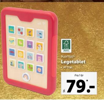 Lidl Legetablet tilbud