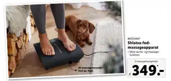 Lidl Shiatsu fod massageapparat tilbud