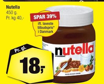 Calle Nutella tilbud