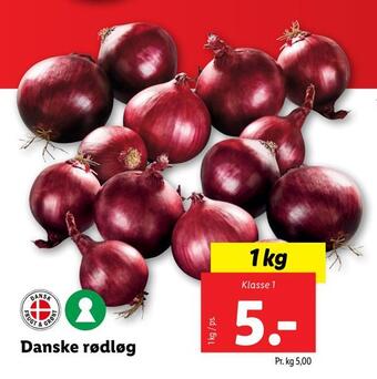 Lidl Danske rødløg tilbud