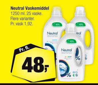 Calle Neutral vaskemiddel tilbud