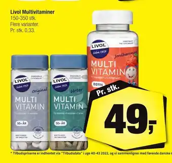 Calle Livol multivitaminer tilbud