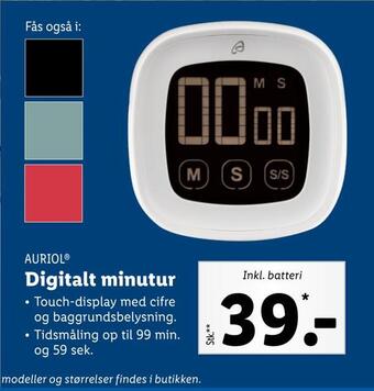 Lidl Digitalt minutur tilbud
