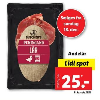 Lidl Andelår tilbud
