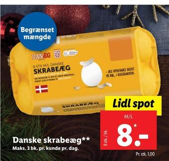 Lidl Danske skrabeæg tilbud