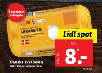 Lidl Danske skrabeæg tilbud