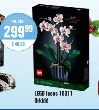 Otto Duborg Lego icons 10311 orkidé tilbud