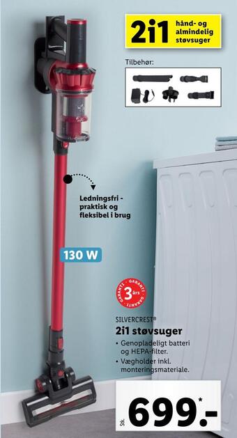 2i1 støvsuger