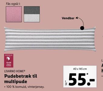 Lidl Pudebetræk til multipude tilbud