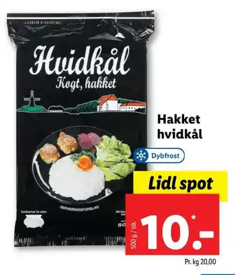 Hakket hvidkål