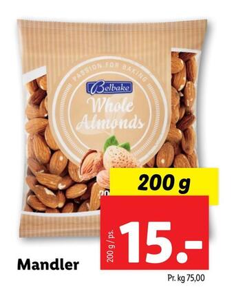 Lidl Mandler tilbud