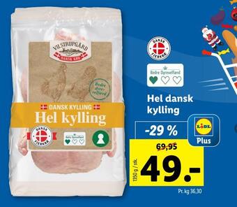 Lidl Hel dansk kylling tilbud