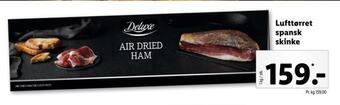Lidl Lufttørret spansk skinke tilbud
