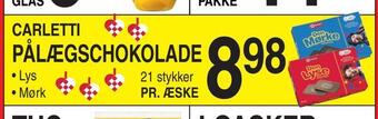 ABC Lavpris Pålægschokolade tilbud