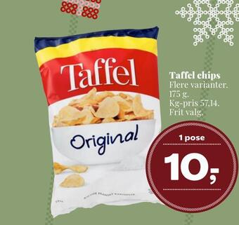 Dagli'Brugsen Taffel chips tilbud