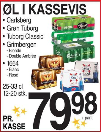 ABC Lavpris Øl i kassevis tilbud
