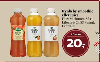 Dagli'Brugsen Rynkeby smoothie eller juice tilbud