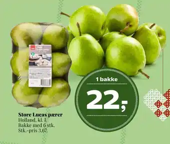 Dagli'Brugsen Store lucas pærer tilbud