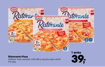 Kvickly Ristorante pizza tilbud