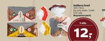 Dagli'Brugsen Kohberg brød tilbud