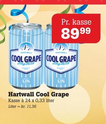 Poetzsch Padborg Hartwall cool grape tilbud