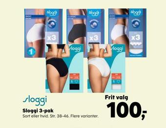 Kvickly Sloggi 3-pak tilbud