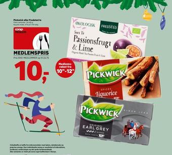 Kvickly Pickwick eller fredsted te tilbud