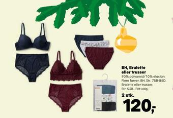 Kvickly Bh, bralette eller trusser tilbud
