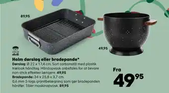 Kvickly Holm dørslag eller bradepande tilbud