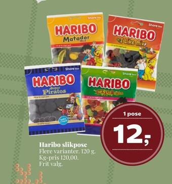 Dagli'Brugsen Haribo slikpose tilbud