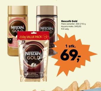 Kvickly Nescafé gold tilbud