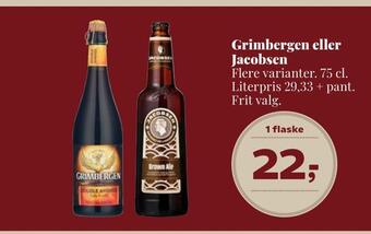 Dagli'Brugsen Grimbergen eller jacobsen tilbud