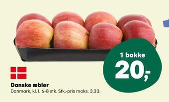 Kvickly Danske æbler tilbud