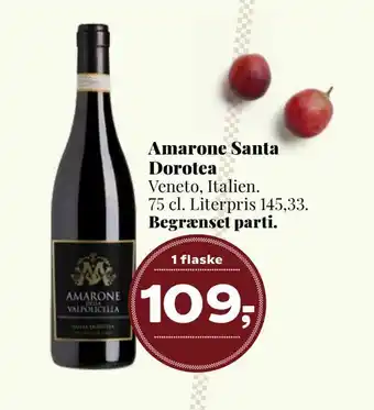 Dagli'Brugsen Amarone santa dorotea tilbud