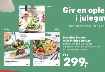 Kvickly Morebox frokost eller middag deluxe tilbud