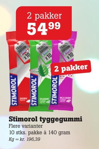 Poetzsch Padborg Stimorol tyggegummi tilbud
