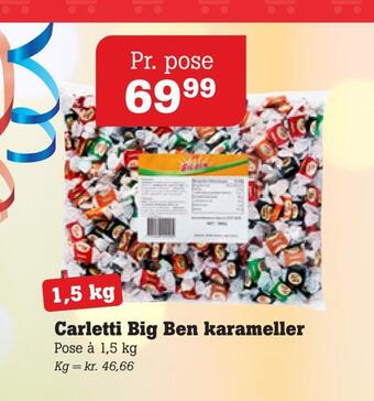 Poetzsch Padborg Carletti big ben karameller tilbud