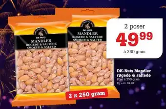 Poetzsch Padborg Dk-nuts mandler røgede & saltede tilbud