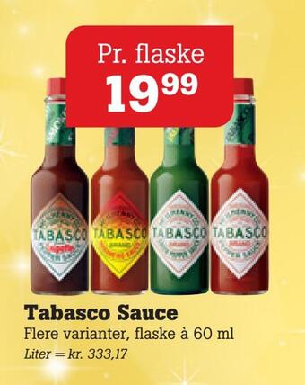 Poetzsch Padborg Tabasco sauce tilbud