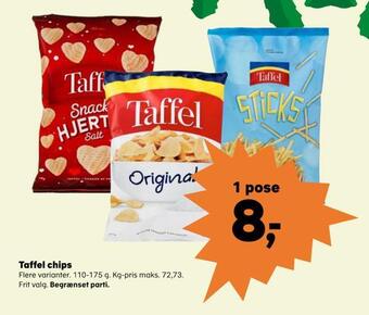 SuperBrugsen Taffel chips tilbud