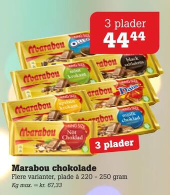 Poetzsch Padborg Marabou chokolade tilbud