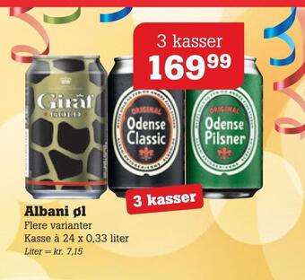 Poetzsch Padborg Albani øl tilbud