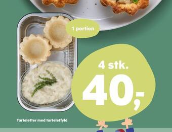 Tarteletter med tarteletfyld