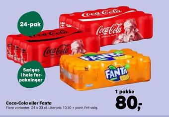 SuperBrugsen Coca-cola eller fanta tilbud