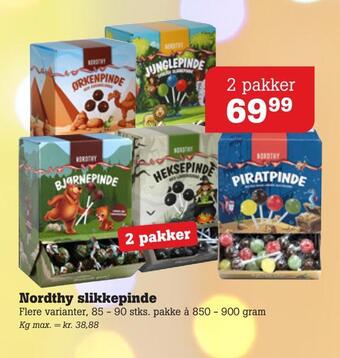 Poetzsch Padborg Nordthy slikkepinde tilbud