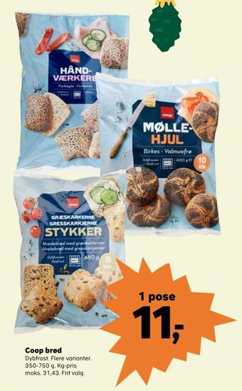 SuperBrugsen Coop brød tilbud